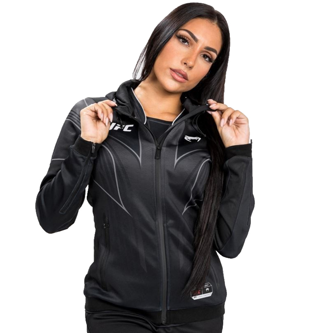 UFC Venum Authentic Fight Night Champion Walk Out Hoodie Jacket Womens Size M